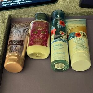 Bundle of bath and body works products. Never used and some sealed!